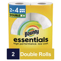 Bounty Essentials Select-A-Size Kitchen Roll Paper Towels, 2-Ply, White, 108 Sheets/Roll, 2/Pack, 8 Packs/Carton (14019)