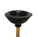 Impact Plunger, 20" Wood Handle, 6" dia (9201)