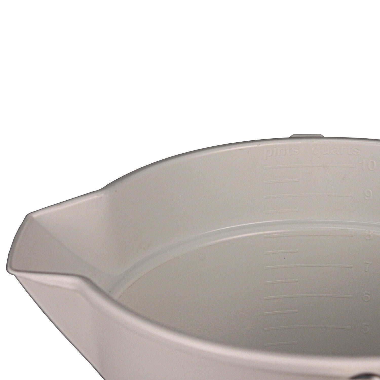 Impact Deluxe Heavy-Duty Bucket, 10 qt, Polypropylene, Gray, 10.63" dia (5510)