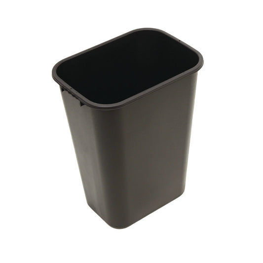 Impact Soft-Sided Wastebasket, 41 qt, Polyethylene, Black (77035)