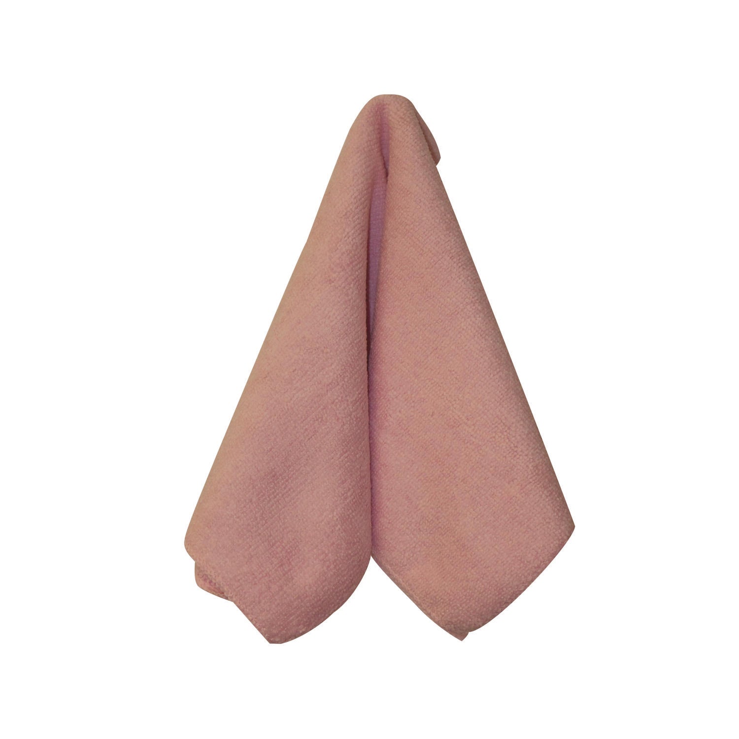 Impact Premium Weight Microfiber Dry Cloths, 16 x 16, Pink, 12/Pack (LFK400)