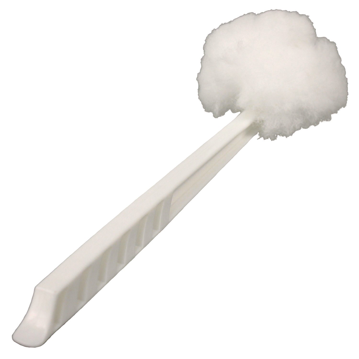 Impact Deluxe Toilet Bowl Mop, 10" Handle, 4.5" Mop Head, White, 25/Carton (2042591)