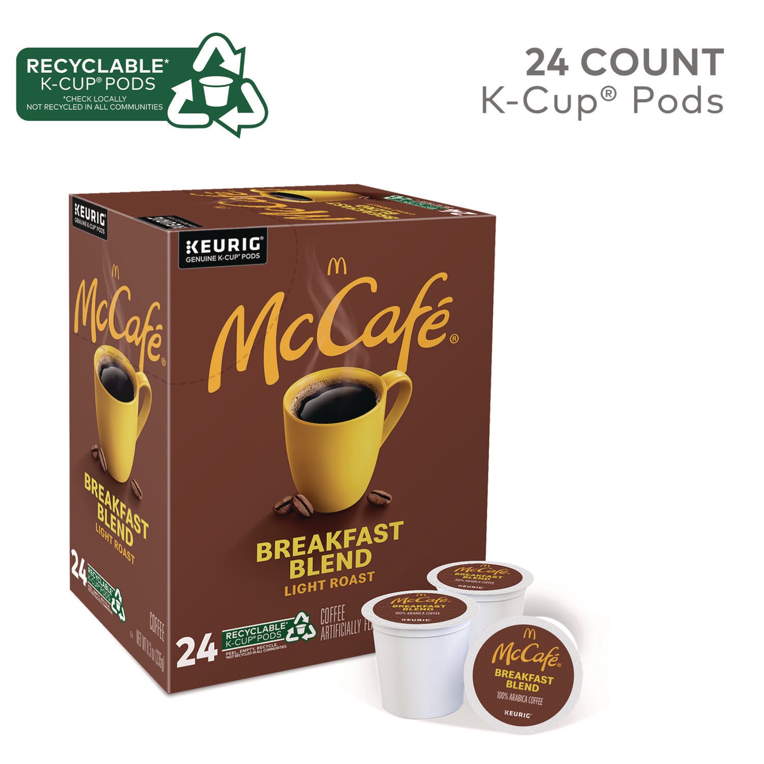 McCafe Breakfast Blend K-Cup, 24/BX (7468)