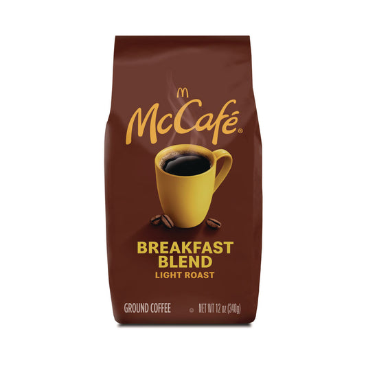 McCafe Ground Coffee, Breakfast Blend, 12 oz Bag (5533EA)