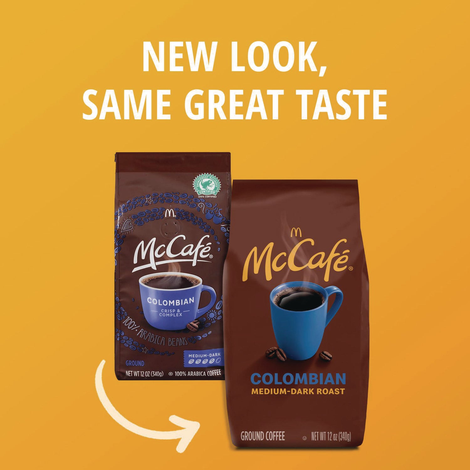 McCafe Ground Coffee, Colombian, 12 oz Bag (6346EA)