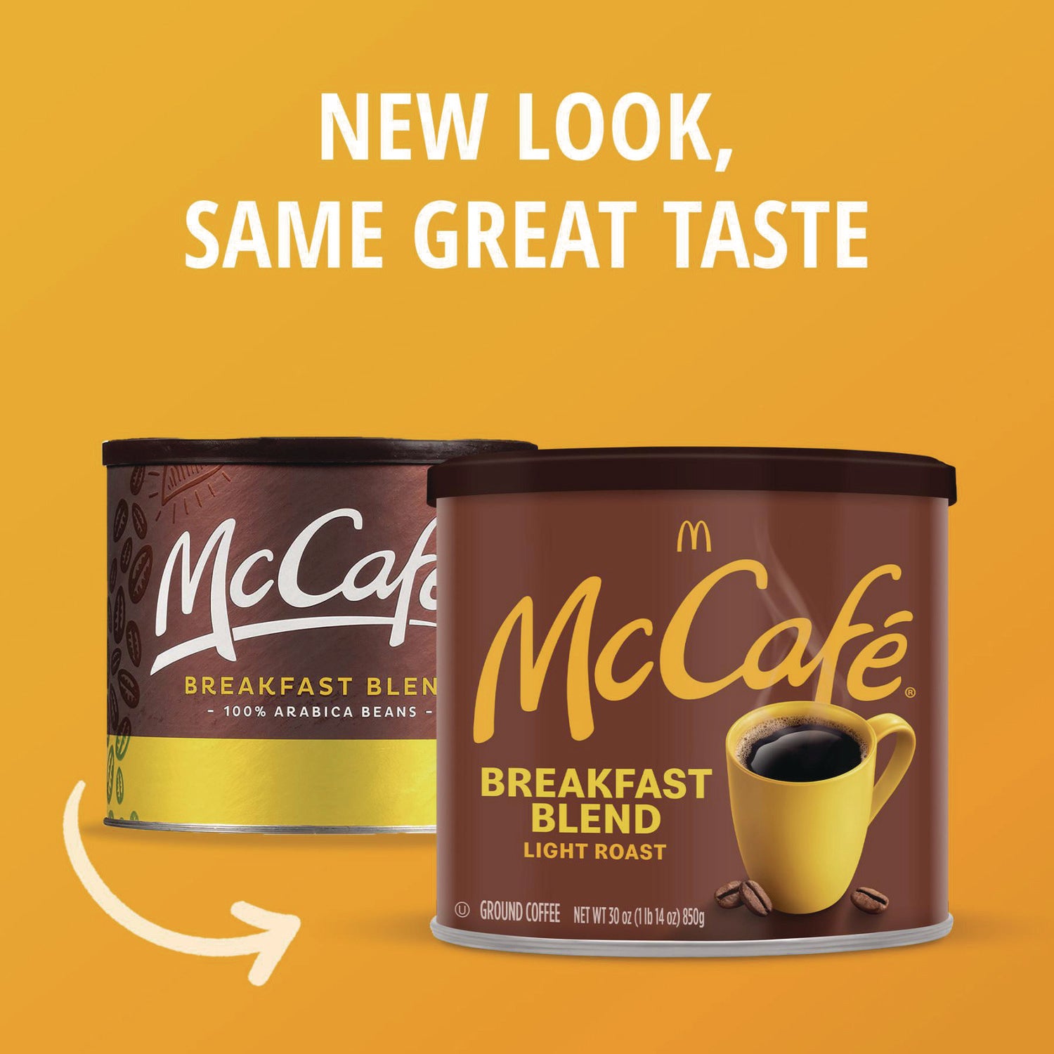 McCafe Ground Coffee, Breakfast Blend, 30 oz Can (7152EA)