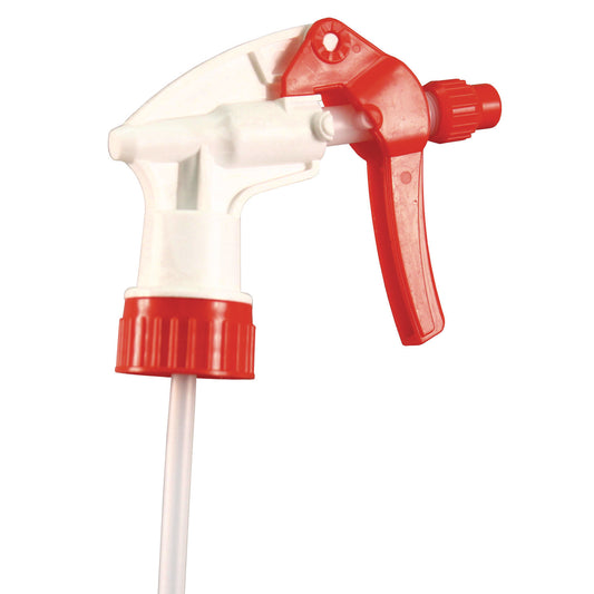 Impact General Purpose Trigger Sprayer, 9.88" Tube, Fits 32 oz Bottles, Red/White, 24/Carton (59062491)
