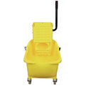 Impact Side-Press Wringer and Plastic Bucket Combo, 12 to 32 oz, Yellow (7Y26363Y)