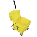 Impact Side-Press Wringer and Plastic Bucket Combo, 12 to 32 oz, Yellow (7Y26363Y)