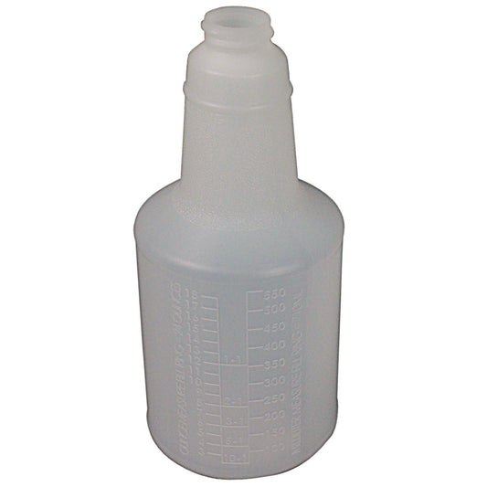 Impact Plastic Bottles with Graduations, 24 oz, Clear, 24/Carton (5024WG2491)