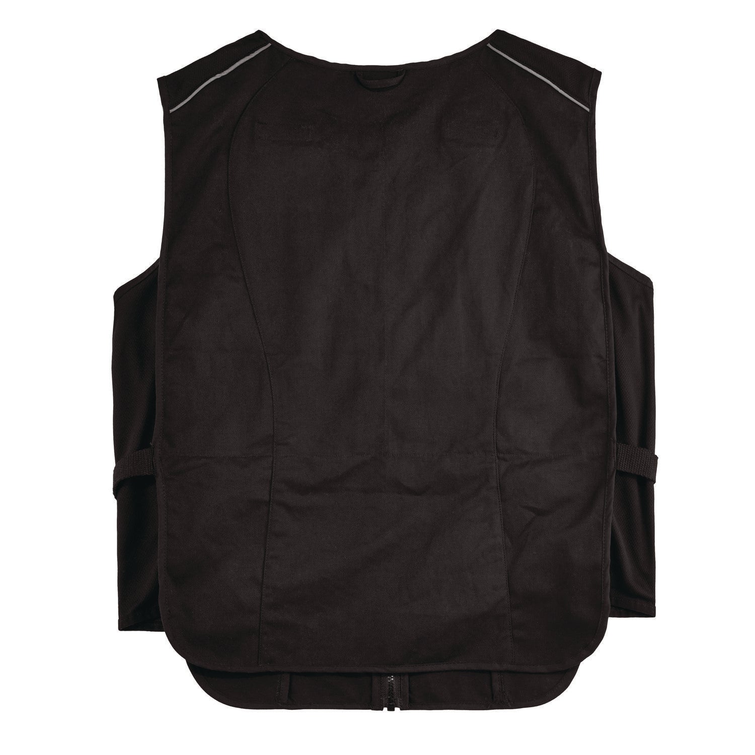 ergodyne Chill-Its 6255 Lightweight Phase Change Cooling Vest, Cotton/Polyester, 2X-Large/3X-Large, Black (12124)