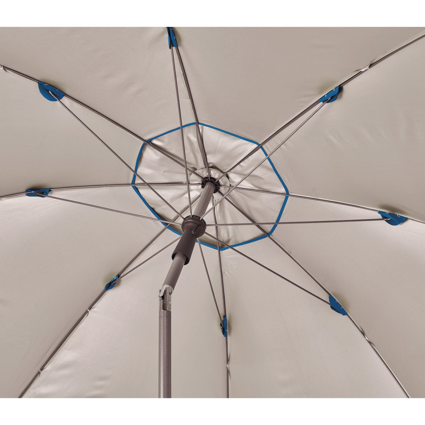 ergodyne Shax 6100 Lightweight Work Umbrella, 90" Span, 92" Long, Blue Canopy (12964)