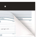 AT-A-GLANCE Desk Pad, 21.75 x 17, White Sheets, Black Binding, Clear Corners, 12-Month (Jan to Dec): 2025 (ST2400)
