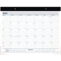 AT-A-GLANCE Desk Pad, 21.75 x 17, White Sheets, Black Binding, Clear Corners, 12-Month (Jan to Dec): 2025 (ST2400)
