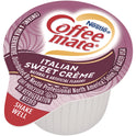 Coffee-mate Liquid Coffee Creamer, Italian Sweet Creme, 0.38 oz Mini Cups, 50/Box, 4 Boxes/Carton, 200 Total/Carton (84652CT)