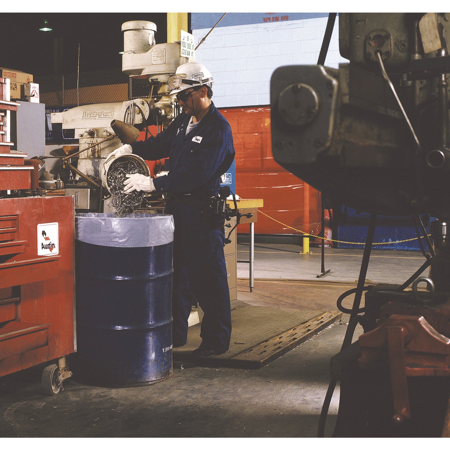 Heritage High-Density Waste Can Liners, 45 gal, 11 mic, 40" x 48", Natural, 250/Carton (Z8048MNR01)