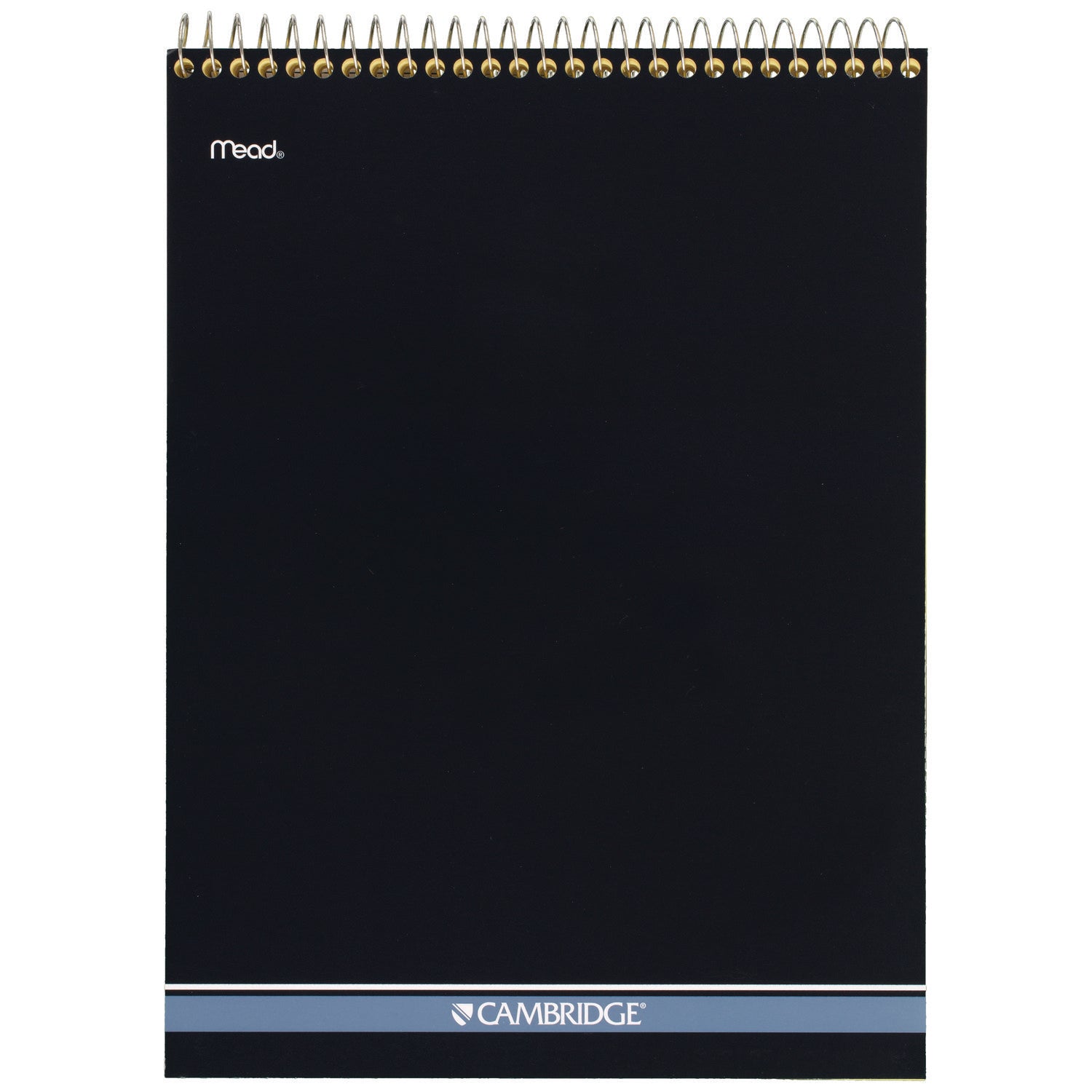 Cambridge Stiff-Back Wire Bound Notepad, Wide/Legal Rule, Canary/Blue Cover, 70 Canary-Yellow 8.5 x 11.5 Sheets (59880)