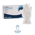 Boardwalk General Purpose Vinyl Gloves, Powder/Latex-Free, 2.6 mil, Large, Clear, 100/Box (365LBX)