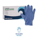 Boardwalk Disposable General-Purpose Nitrile Gloves, Large, Blue, 4 mil, 100/Box (380LBXA)