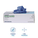 Boardwalk Disposable General-Purpose Nitrile Gloves, Large, Blue, 4 mil, 100/Box (380LBXA)