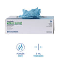 Boardwalk Disposable Examination Nitrile Gloves, Medium, Blue, 5 mil, 1,000/Carton (382MCTA)