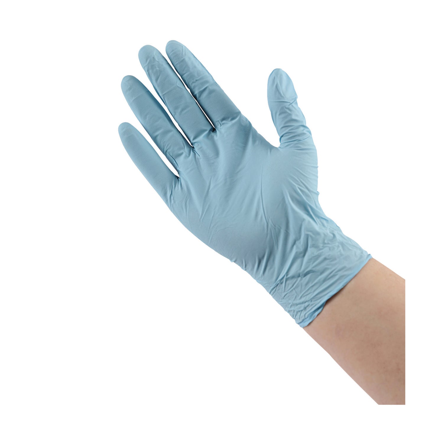 Boardwalk Disposable Examination Nitrile Gloves, Large, Blue, 5 mil, 1,000/Carton (382LCTA)