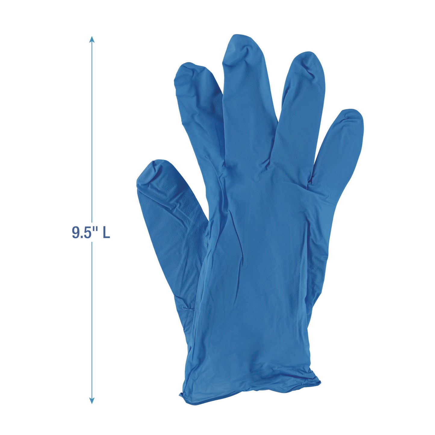 Boardwalk Disposable General-Purpose Powder-Free Nitrile Gloves, Large, Blue, 5 mil, 100/Box (395LBXA)