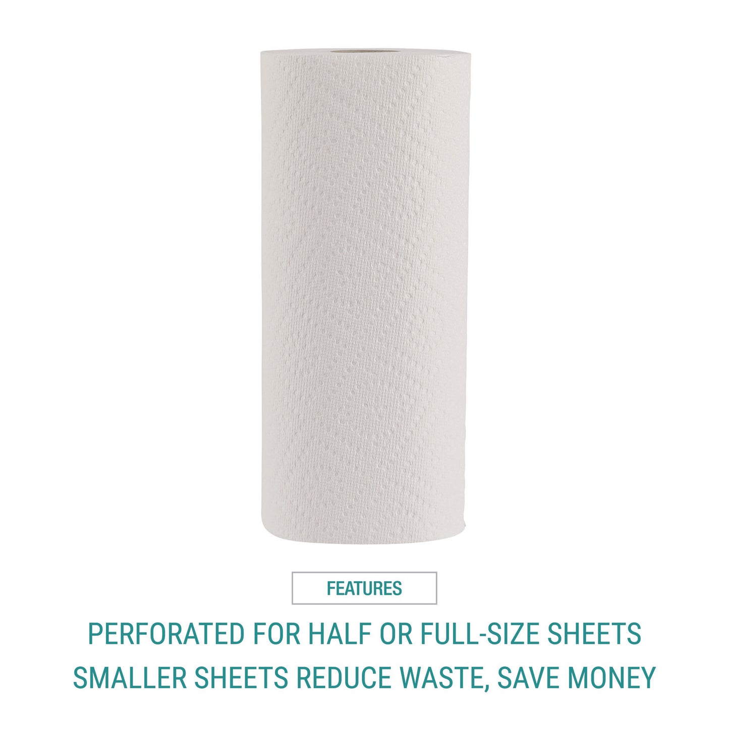 Windsoft Premium Kitchen Roll Towels, 2-Ply, 11 x 6, White, 110/Roll, 12 Rolls/Carton (12216)