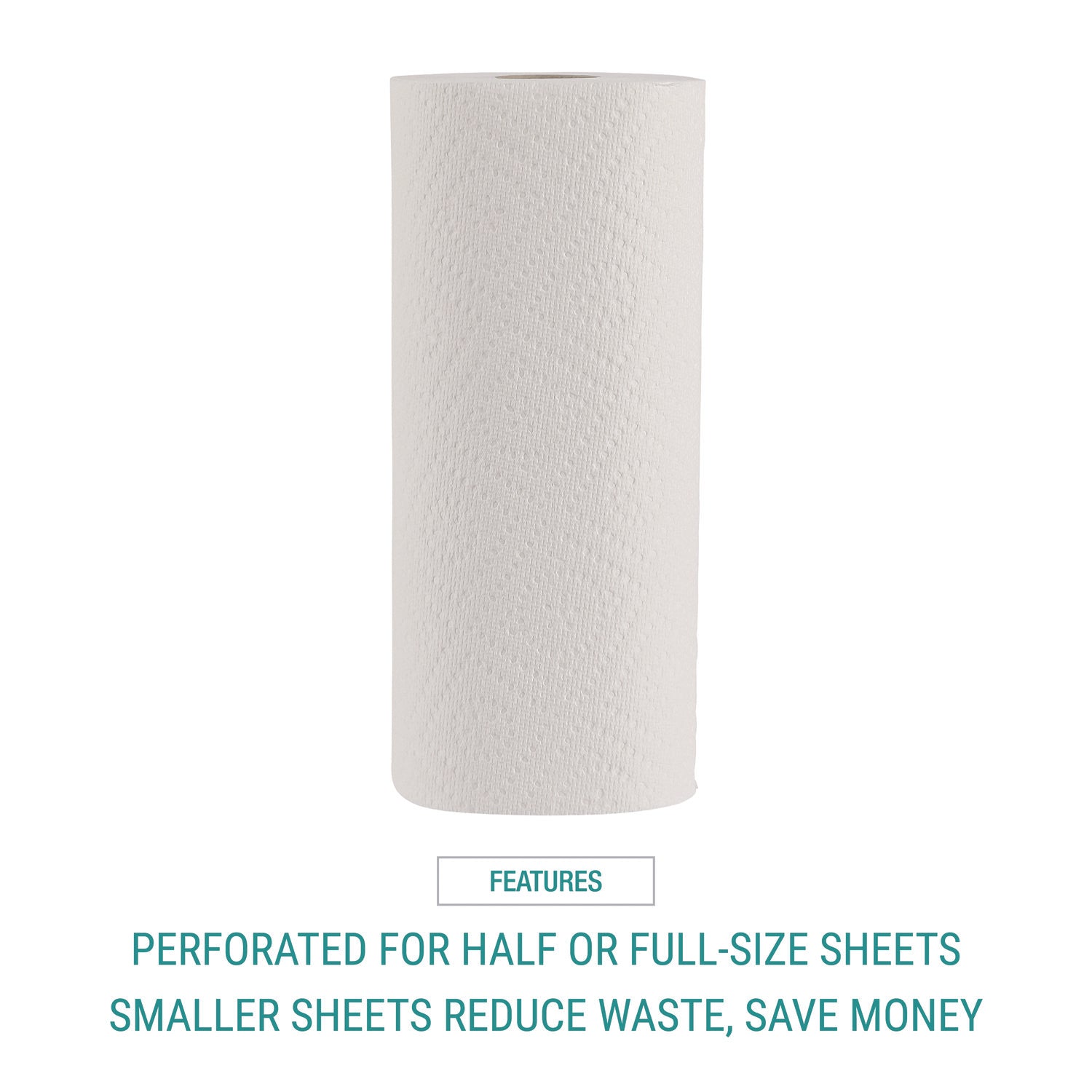 Windsoft Premium Kitchen Roll Towels, 2-Ply, 11 x 6, White, 110/Roll, 12 Rolls/Carton (12216)