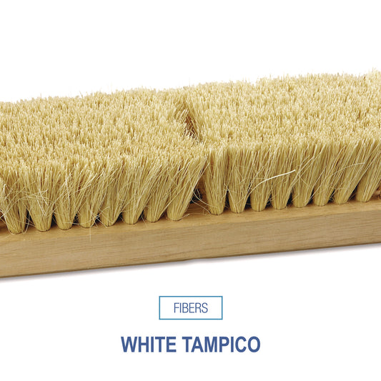 Boardwalk Deck Brush Head, 2" White Tampico Bristles, 10" Brush (3210)