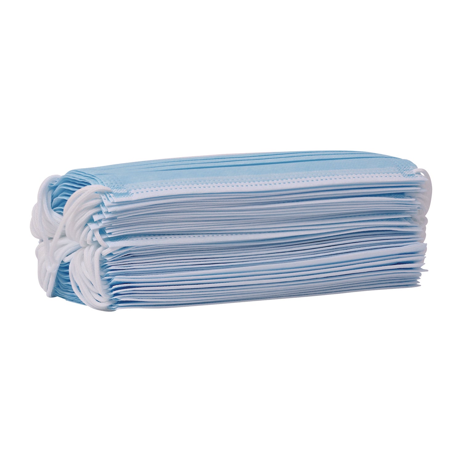 Boardwalk Three-Ply General Use Face Mask, Blue, 50/Box (MS2000BX)