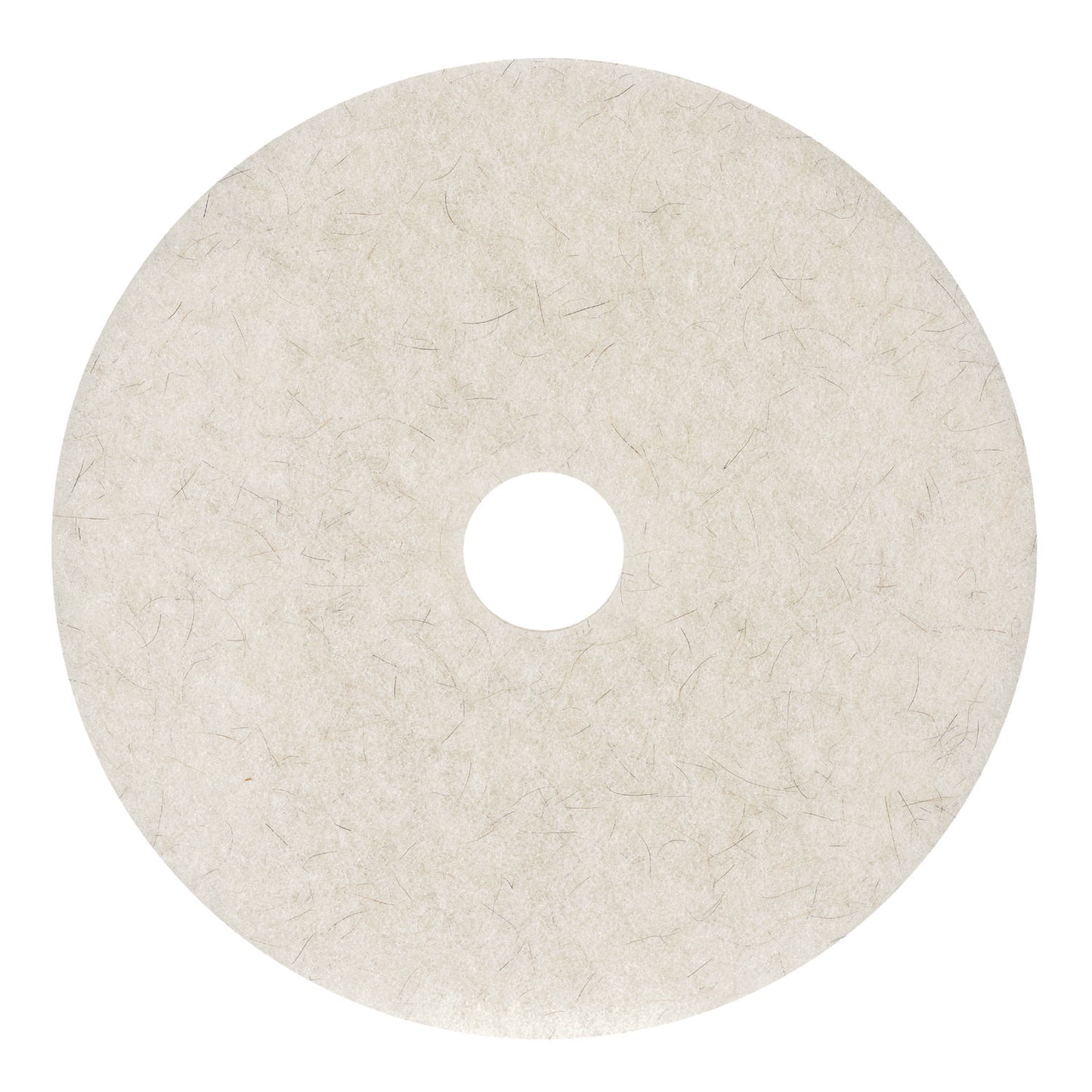 Boardwalk Natural Burnishing Floor Pads, 17" Diameter, White, 5/Carton (4017NAT)