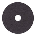 Boardwalk Stripping Floor Pads, 21" Diameter, Black, 5/Carton (4021BLA)