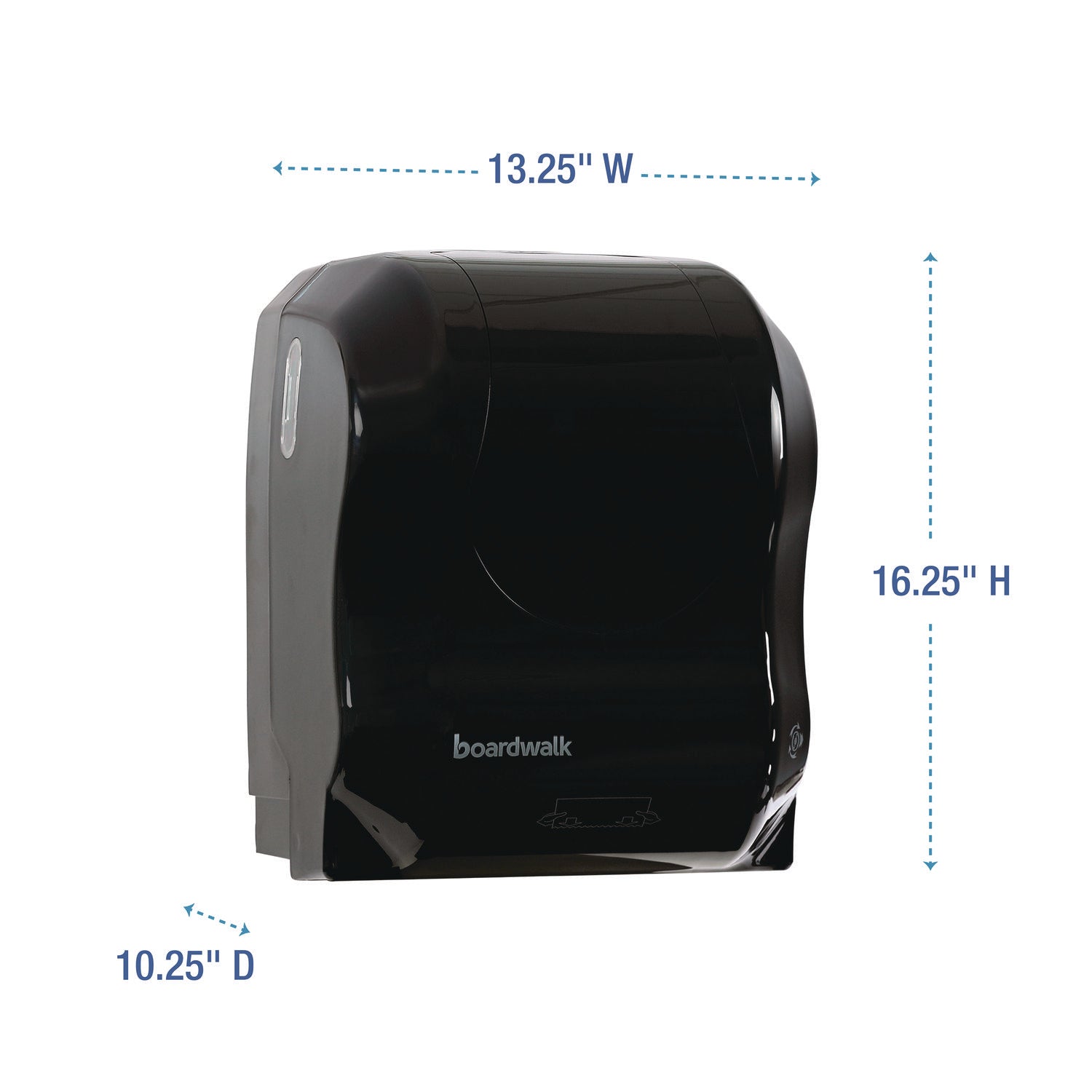 Boardwalk Hands Free Mechanical Towel Dispenser, 13.25 x 10.25 x 16.25, Black (1501)