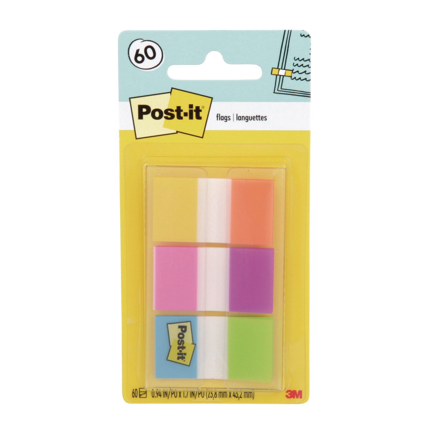 Scotch Office Essentials Kit, 7 Pads Assorted Super Sticky Notes, 1 Pack Flags, Roll Magic Tape, Roll Super-Hold Tape, 1 Scissors (SPIPK)