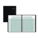 AT-A-GLANCE Undated Class Record Book, Nine to 10 Week Term: Two-Page Spread (35 Students), 10.88 x 8.25, Black Cover (8015005)