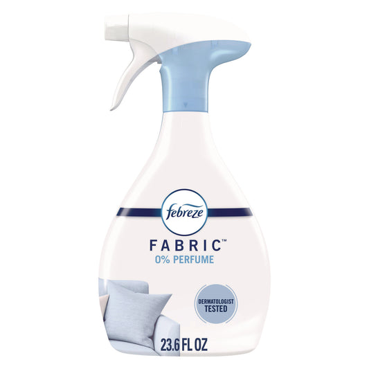 Febreze FABRIC Refresher/Odor Eliminator, Unscented, 23.6 oz Spray Bottle, 4/Carton (08908)