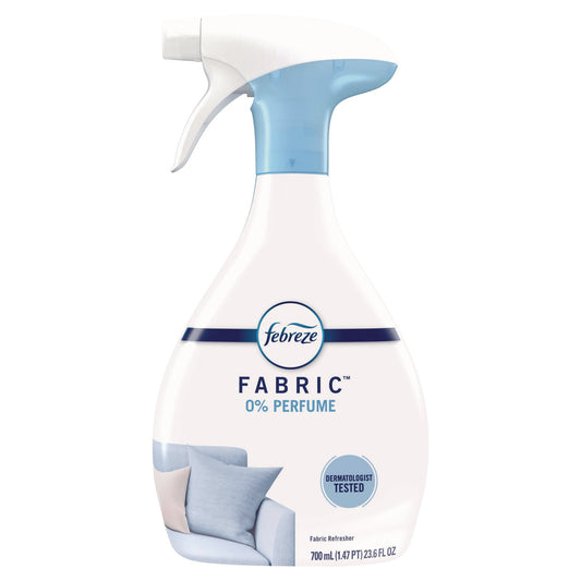 Febreze FABRIC Refresher/Odor Eliminator, Unscented, 23.6 oz Spray Bottle, 4/Carton (08908)