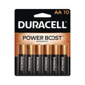 Duracell Power Boost CopperTop Alkaline AA Batteries, 10/Pack (MN1500B10Z)