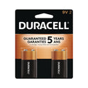 Duracell CopperTop Alkaline 9V Batteries, 2/Pack (MN1604B2Z)