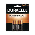 Duracell Power Boost CopperTop Alkaline AAA Batteries, 4/Pack (MN2400B4Z)