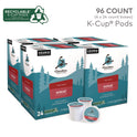 Caribou Coffee Mahogany Coffee K-Cups, 96/Carton (6990CT)