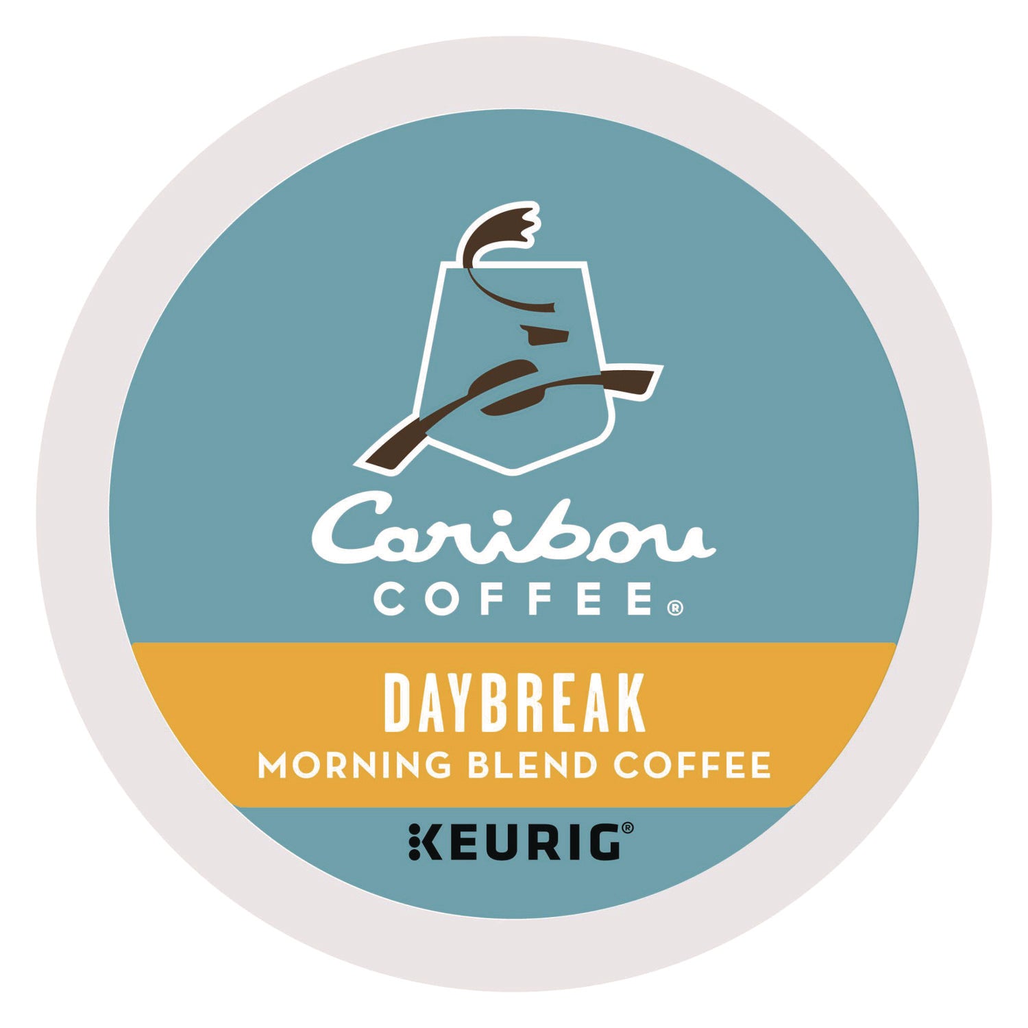 Caribou Coffee Daybreak Morning Blend Coffee K-Cups, 96/Carton (6994CT)