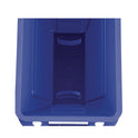 Rubbermaid Commercial Slim Jim Plastic Recycling Container with Venting Channels, 23 gal, Plastic, Blue (354007BE)