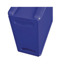 Rubbermaid Commercial Slim Jim Plastic Recycling Container with Venting Channels, 23 gal, Plastic, Blue (354007BE)