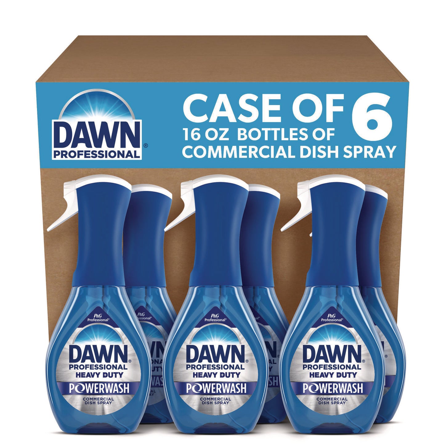 Dawn Heavy Duty Powerwash Commercial Dish Spray, 16 oz, 6 Pack: 6 Starter Kits (12301)