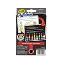 Crayola Washable Dry Erase Crayons w/E-Z Erase Cloth, Assorted Bright Colors, 8/Box (985202)