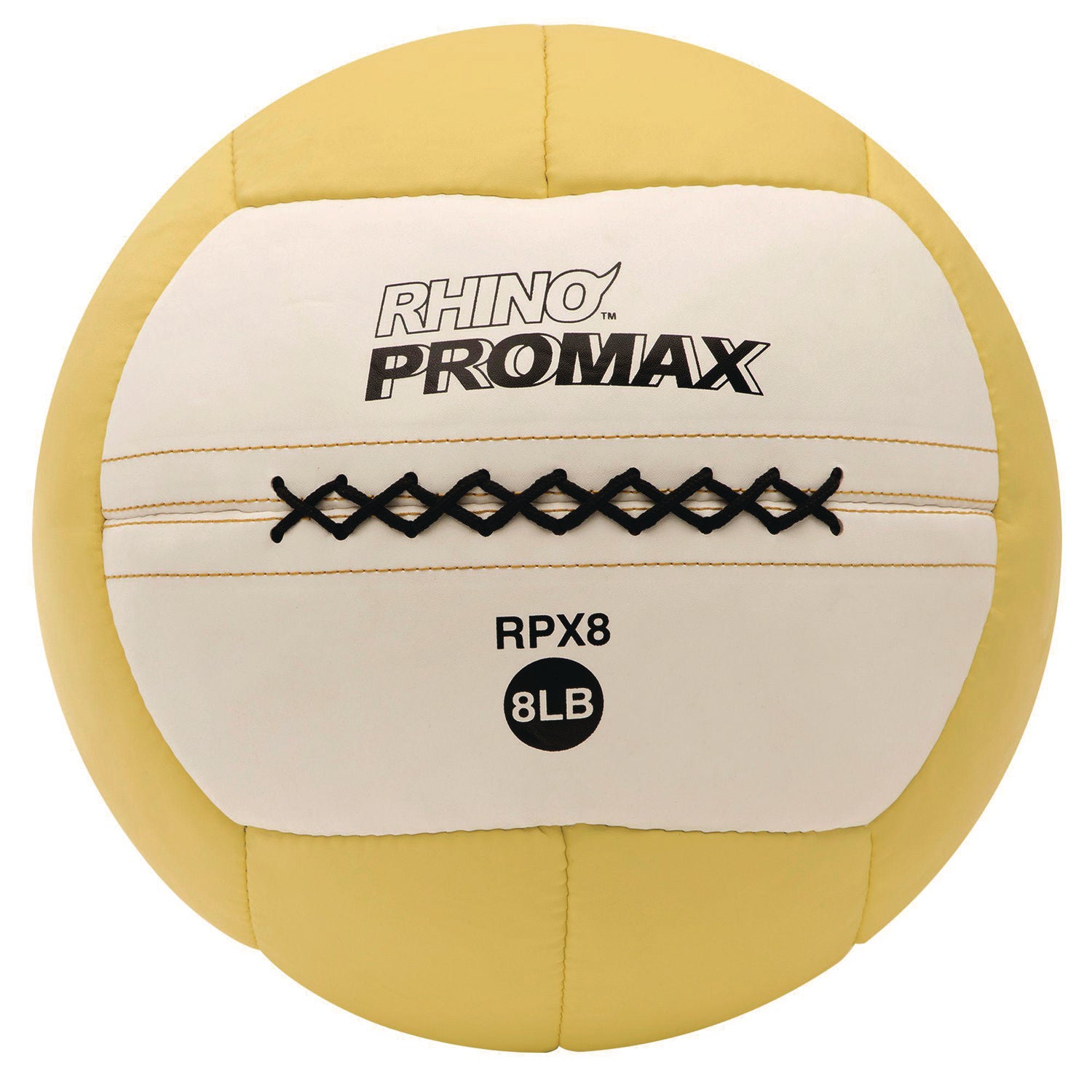 Champion Sports Rhino Promax Medicine Ball, 8 lb, Yellow (RPX8)