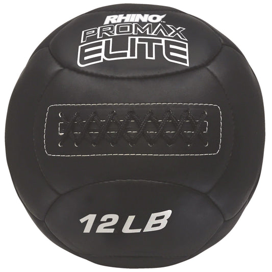 Champion Sports Rhino Promax Elite Medicine Ball, 12 lb, Black (PRX12)