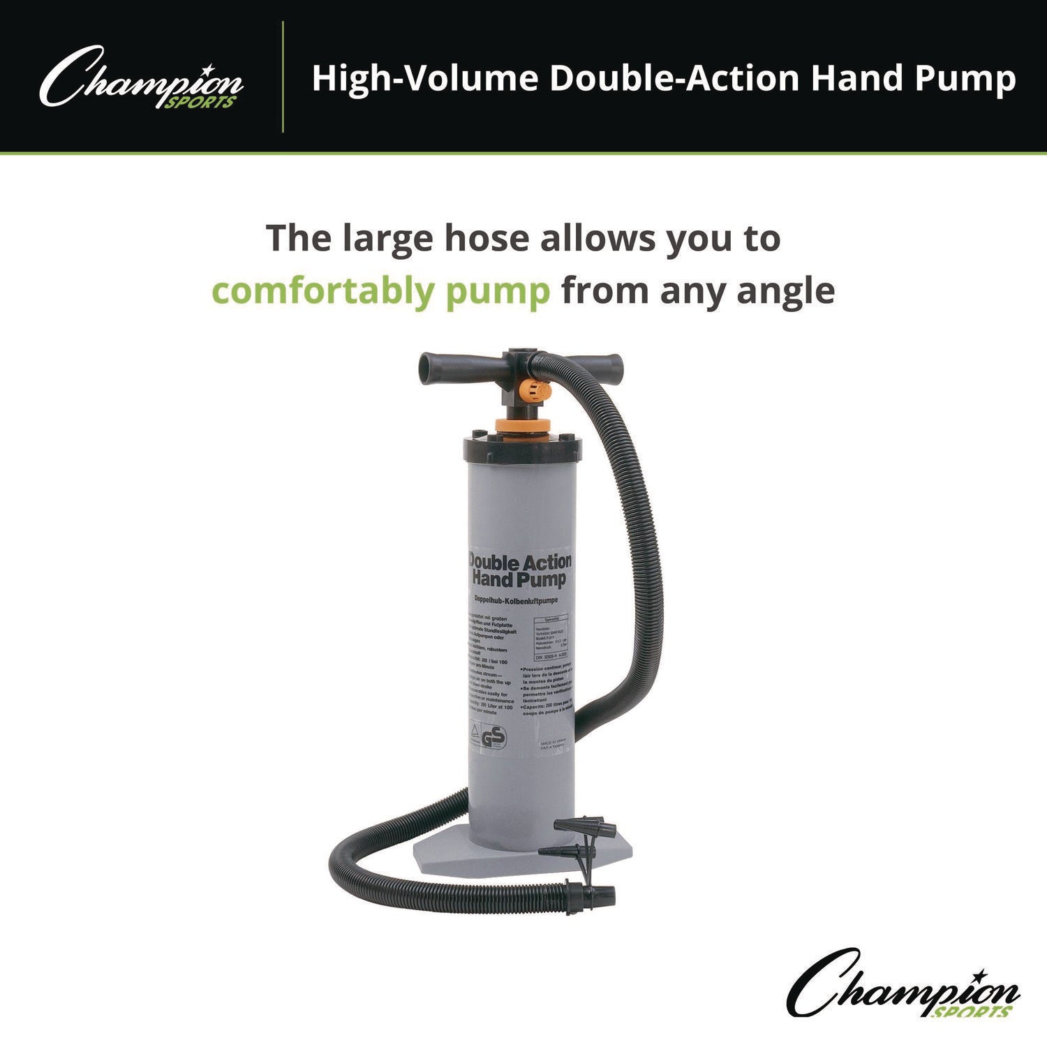 Champion Sports High Volume Air Pump, 110 L (P50)